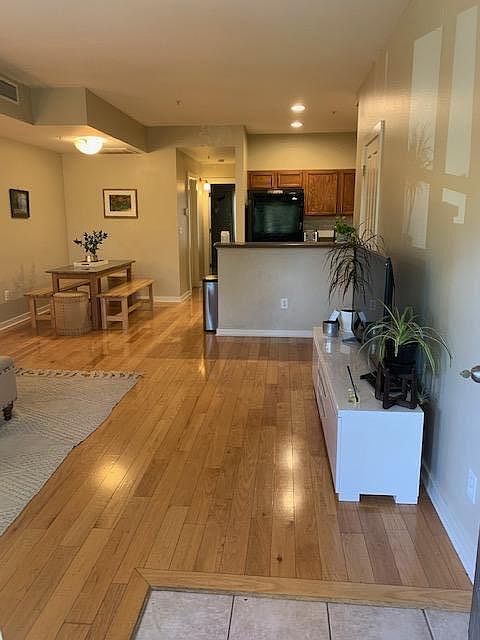 Entry to living, dining, kitchen