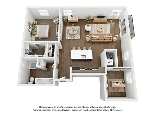 Floor plan B6 1X1
