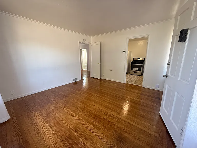 Living Room view - opens to kitchen and bedroom