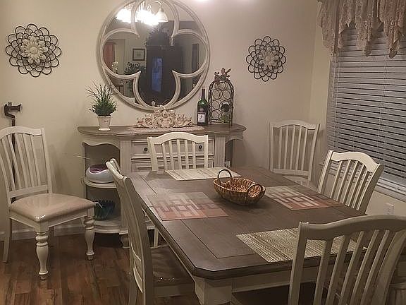 Dining area open concept