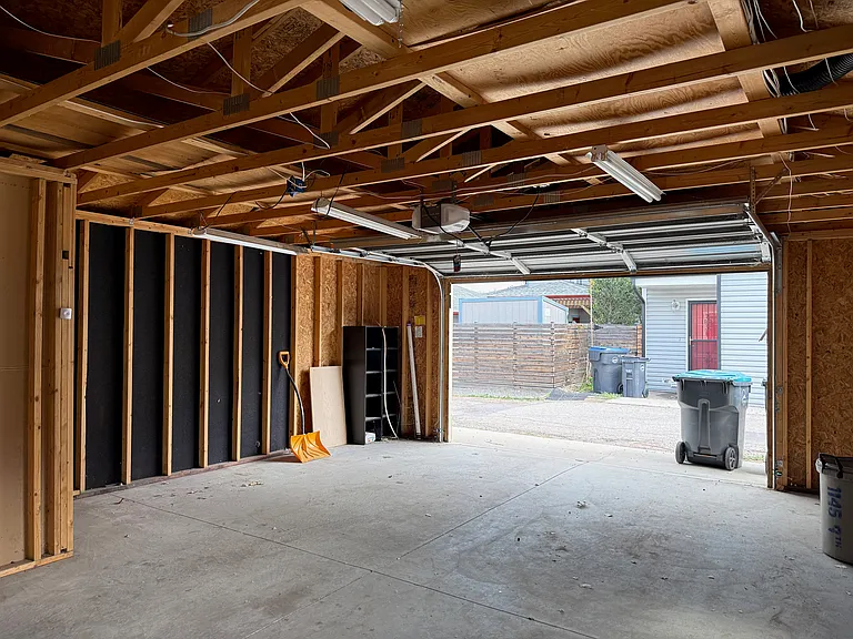 Large detached garage
