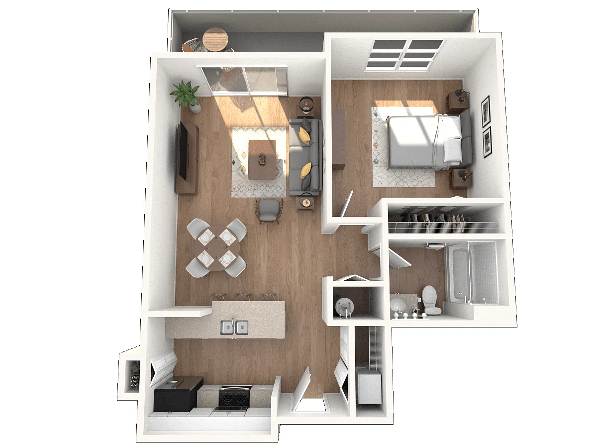 Floor plan 1B10