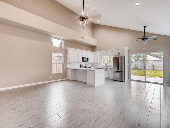 Living Room Into Kitchen