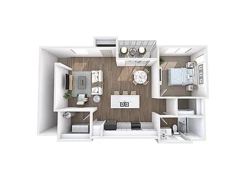 Floor plan A4A with Attached Garage