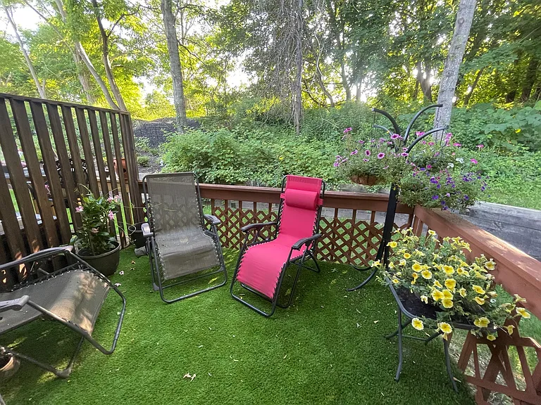 Backyard deck