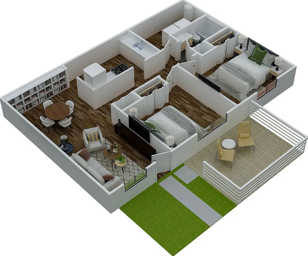 Amber Ridge Apartments ~ Boutique Cottage Style Living Meets Hassle Free Leasing — Photo 3