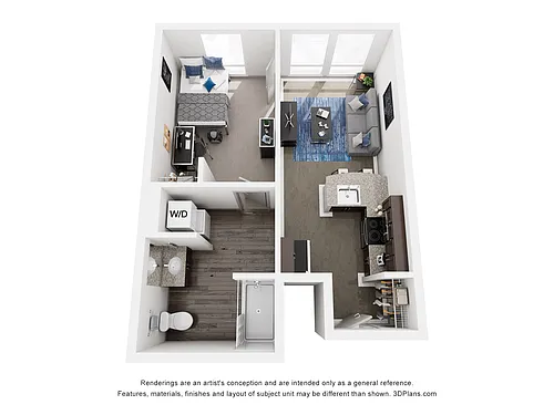 Floor plan 516s1x1