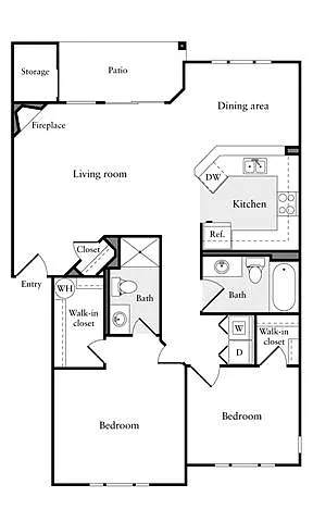 Floor plan 2X2