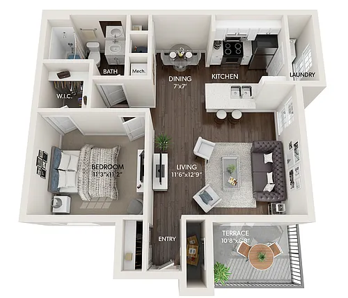 Floor plan The Birch