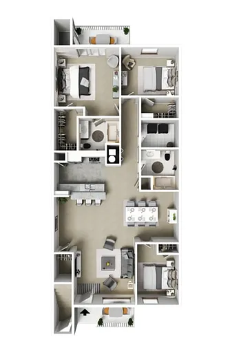 Floor plan 3 X 2
