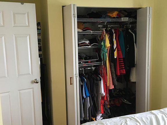 Bedroom closet - organizers stay