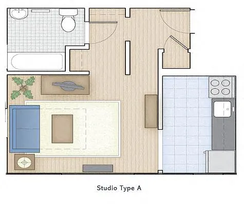 Floor plan Studio