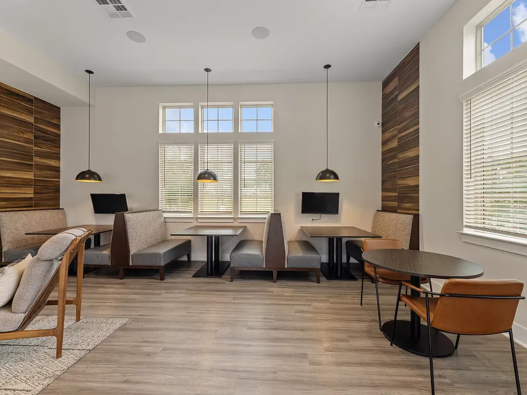 Modern community social lounge