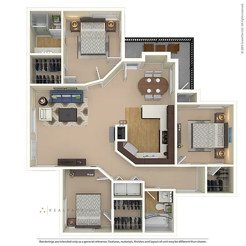 Floor plan Lanai