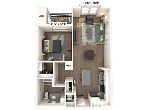 Floor plan AM19a-Upgrade