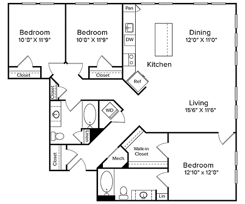 Floor plan C2-1464