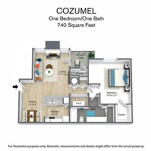 Floor plan Cozumel
