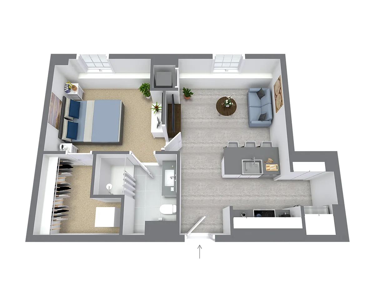 Floor plan B6