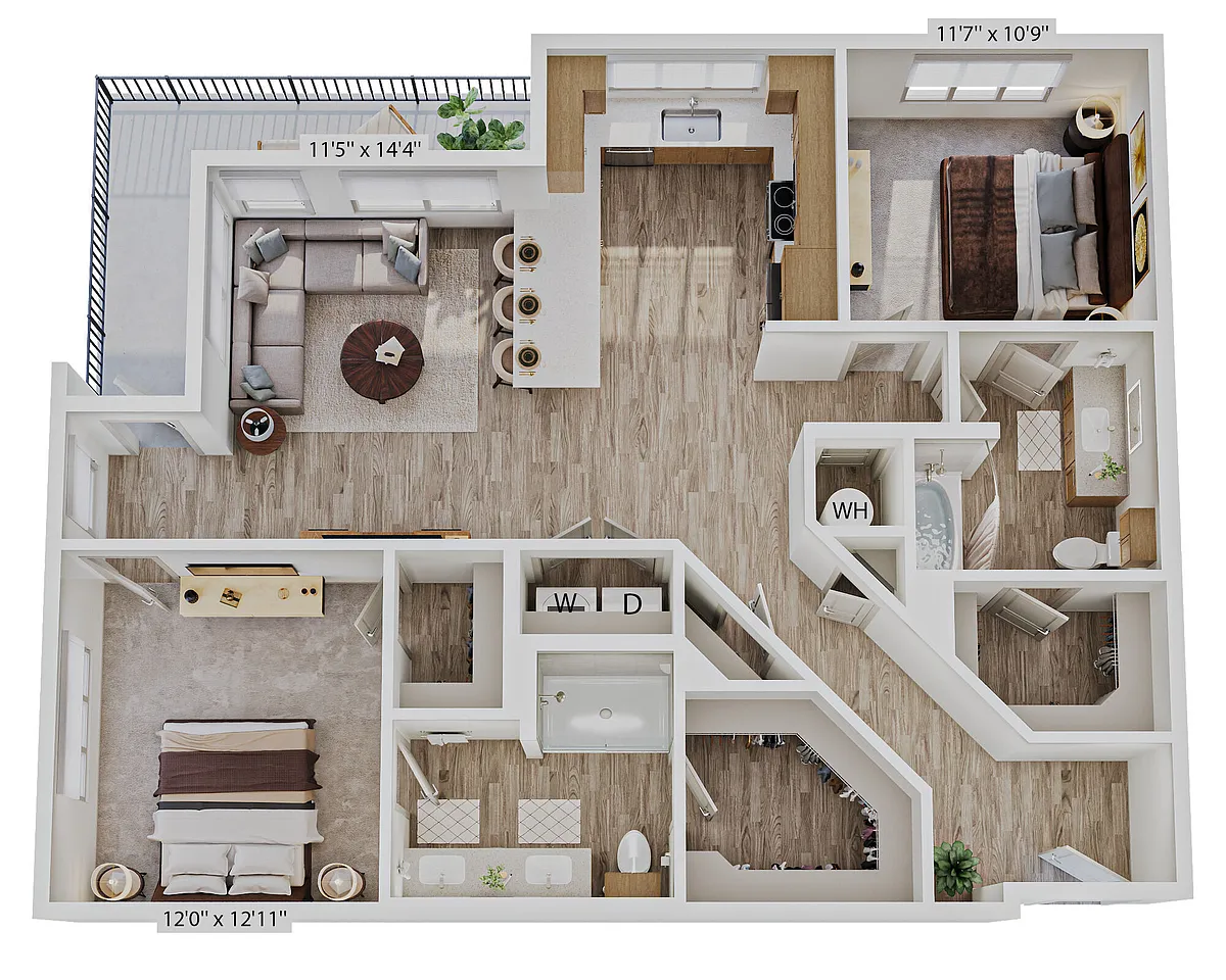 Floor plan B7