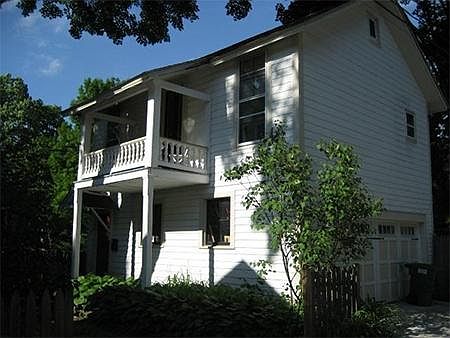 Balcony and driveway