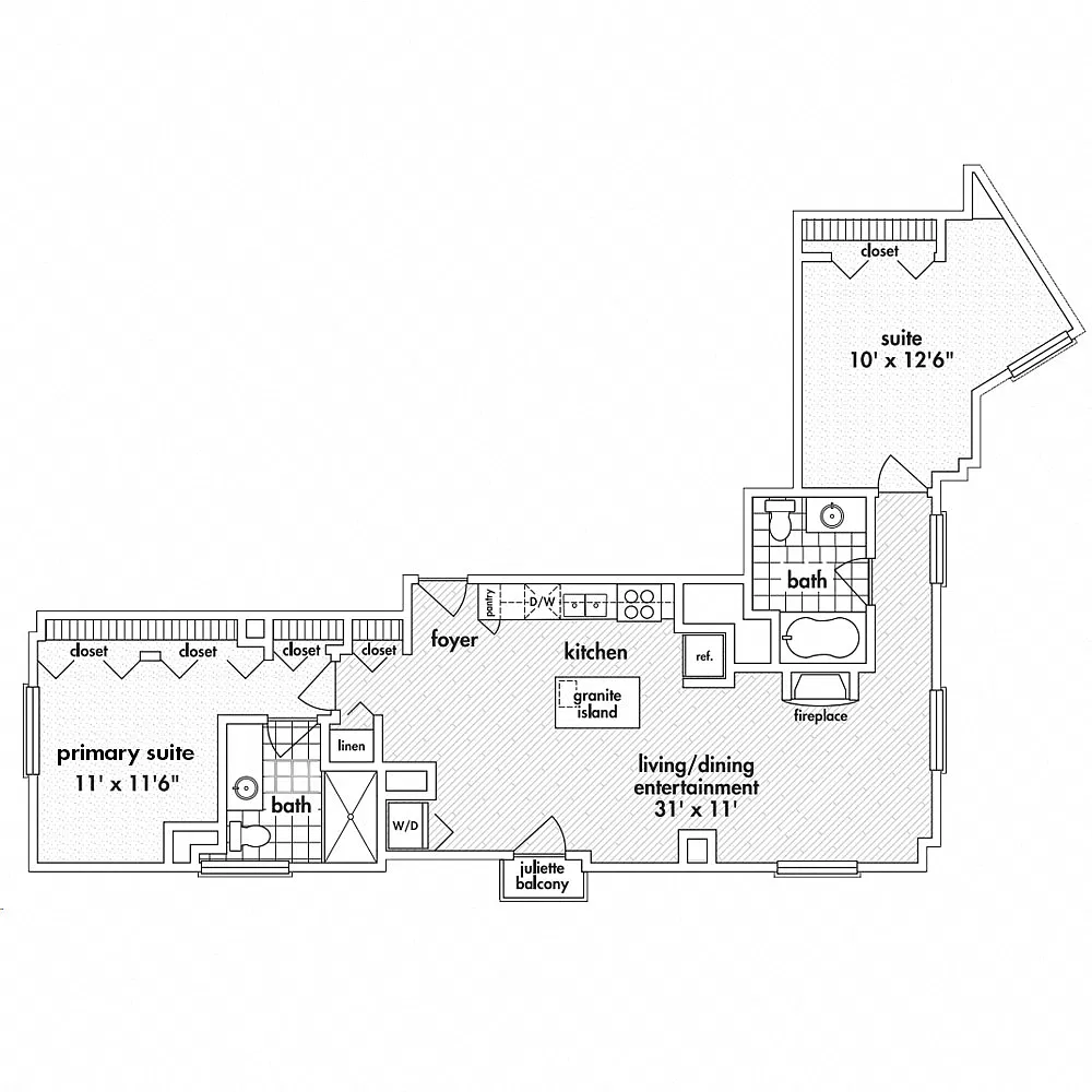 Floor plan C9PH - Historic