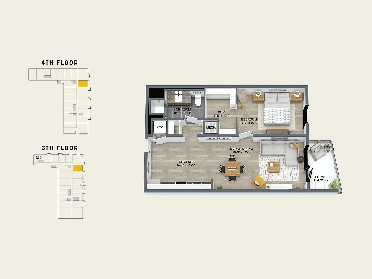 Floor plan 612 B24