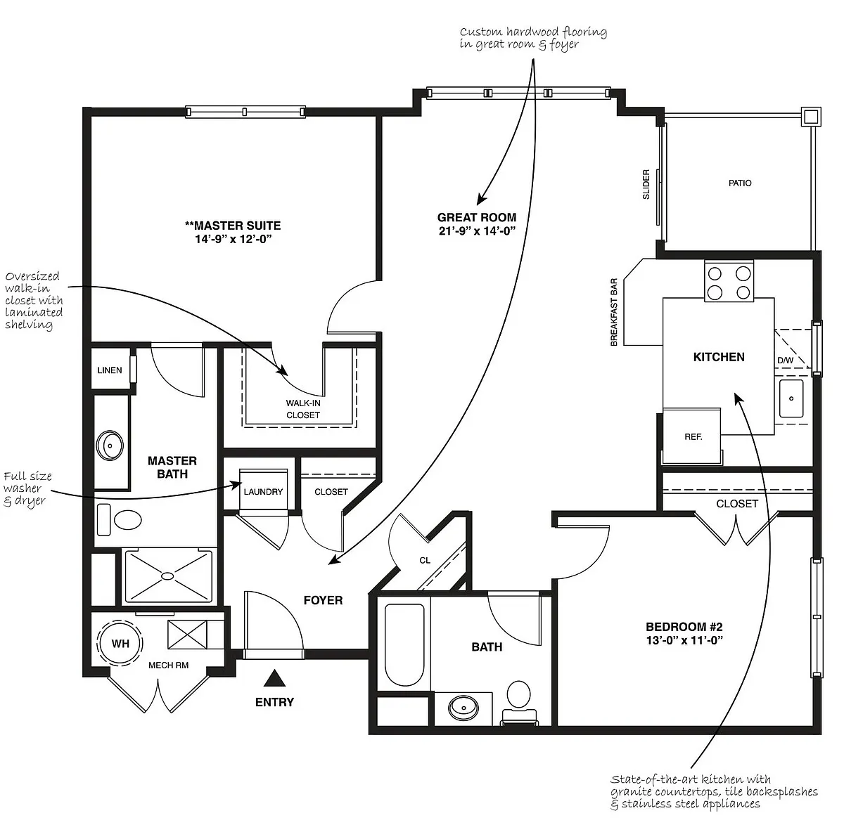 Floor plan Devonshire