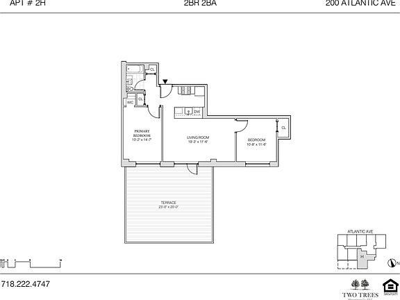 2nd image of 200 Atlantic Ave APT 2H