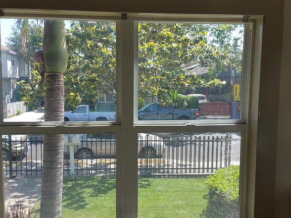 Window facing street- from inside Kitchen