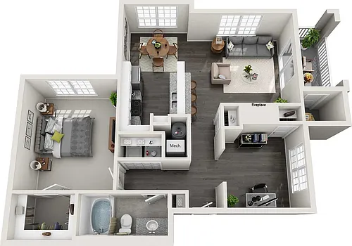 Floor plan The Birch