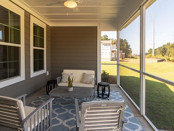 Rear Screened Porch of The Kendrick Design by DRB Homes