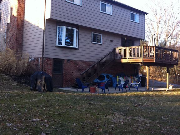 Deck, concrete patio
