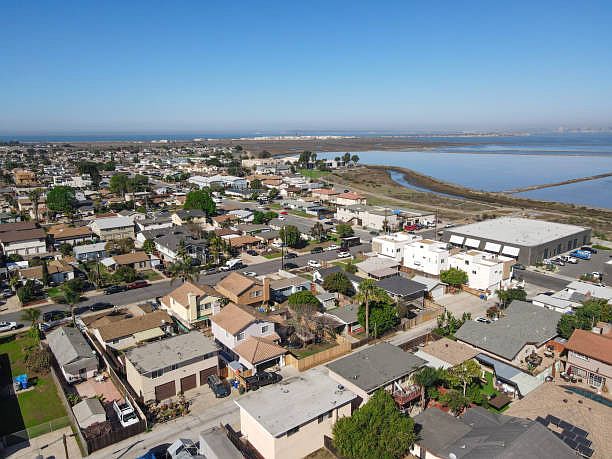 Over head shot of location
