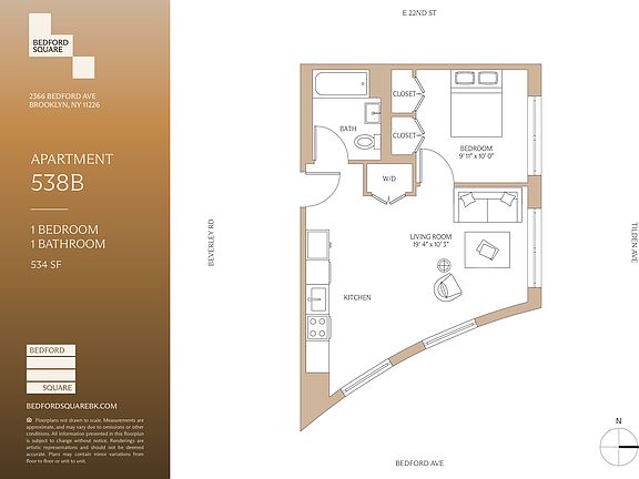 2nd image of 2366 Bedford Ave #538
