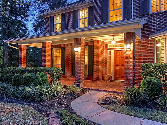 Enjoy relaxing in the evening on the large covered front porch.