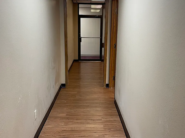 Hallway from back office room
