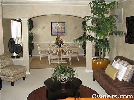 well-appointed living & dining rms w/crown molding/chair rail