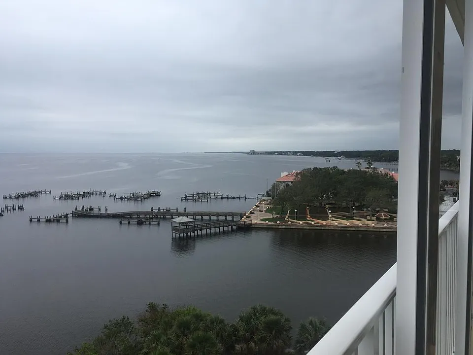 view from balcony
