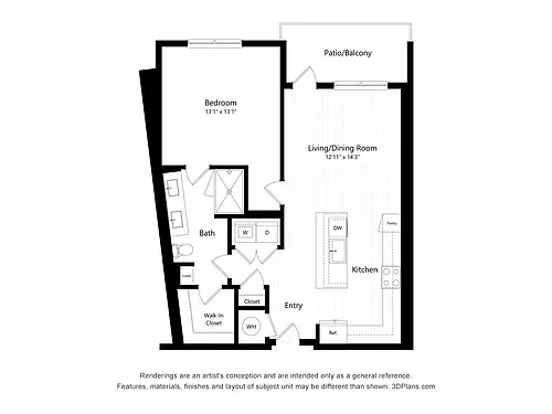 Floor plan 1J