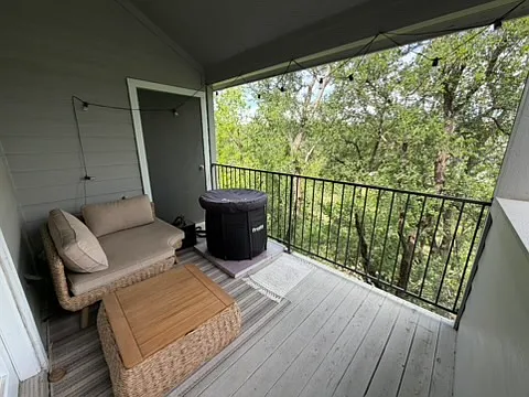 Patio off living room