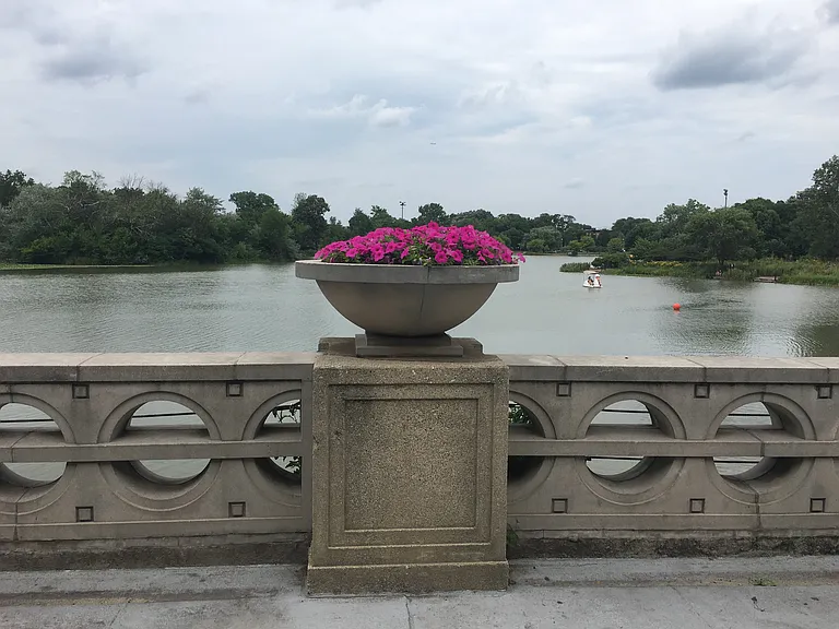 boating lagoon with dining