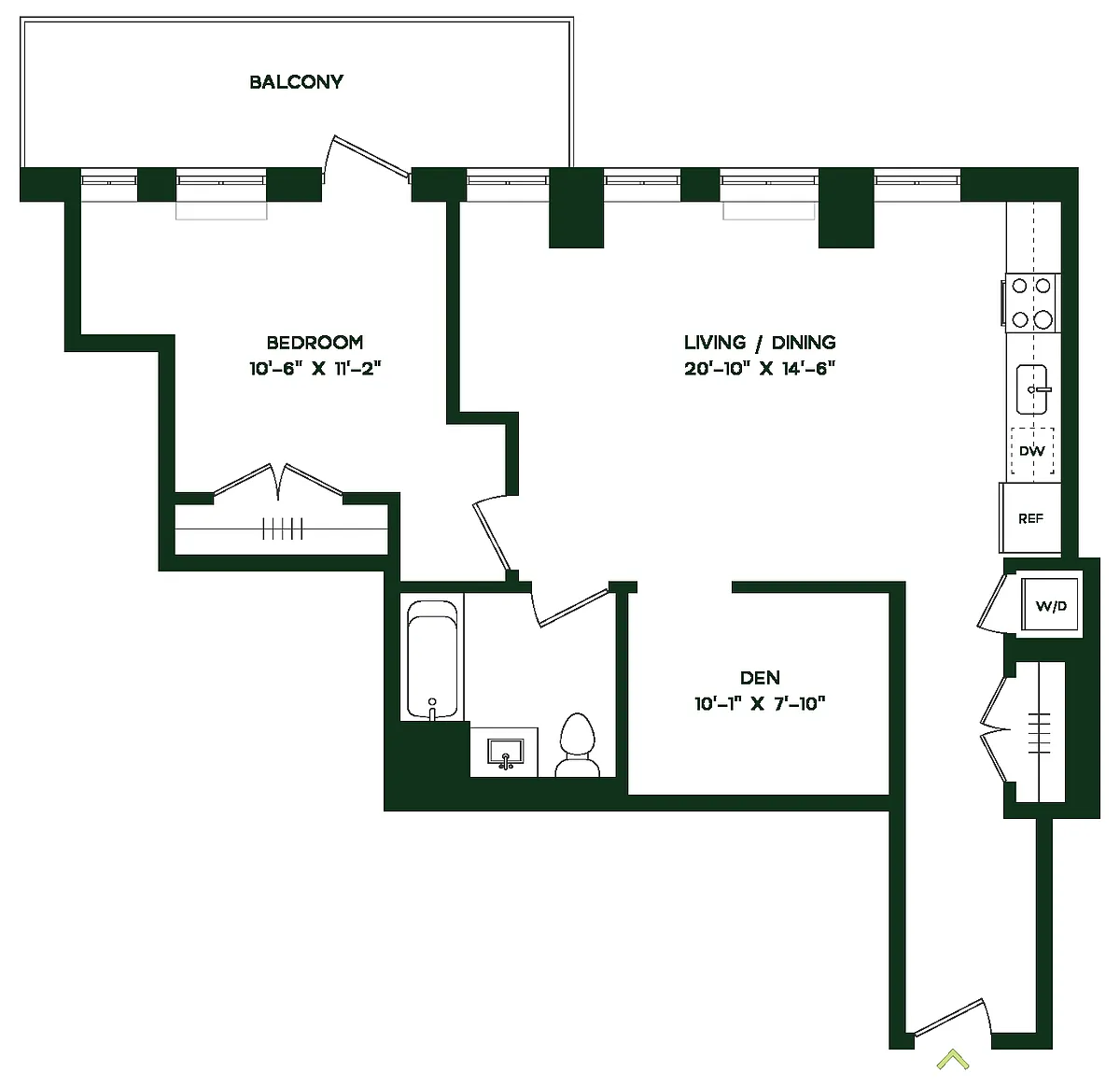 Floor plan A17W