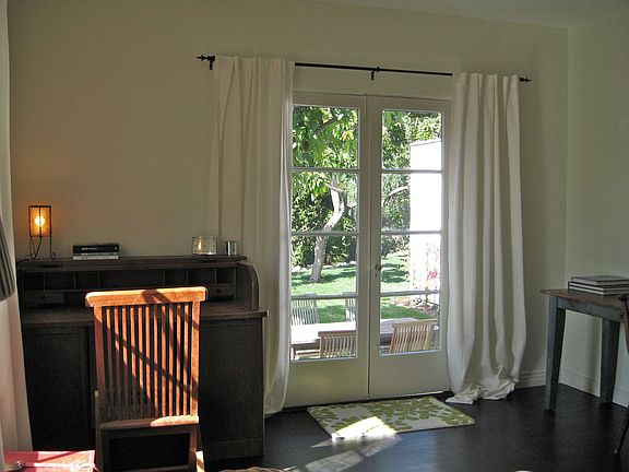 french doors to back patio