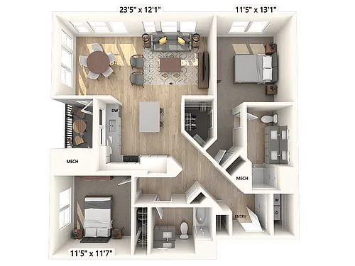 Floor plan B15