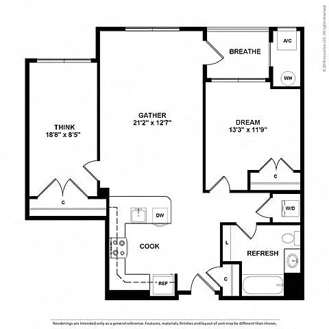 Floor plan 1T