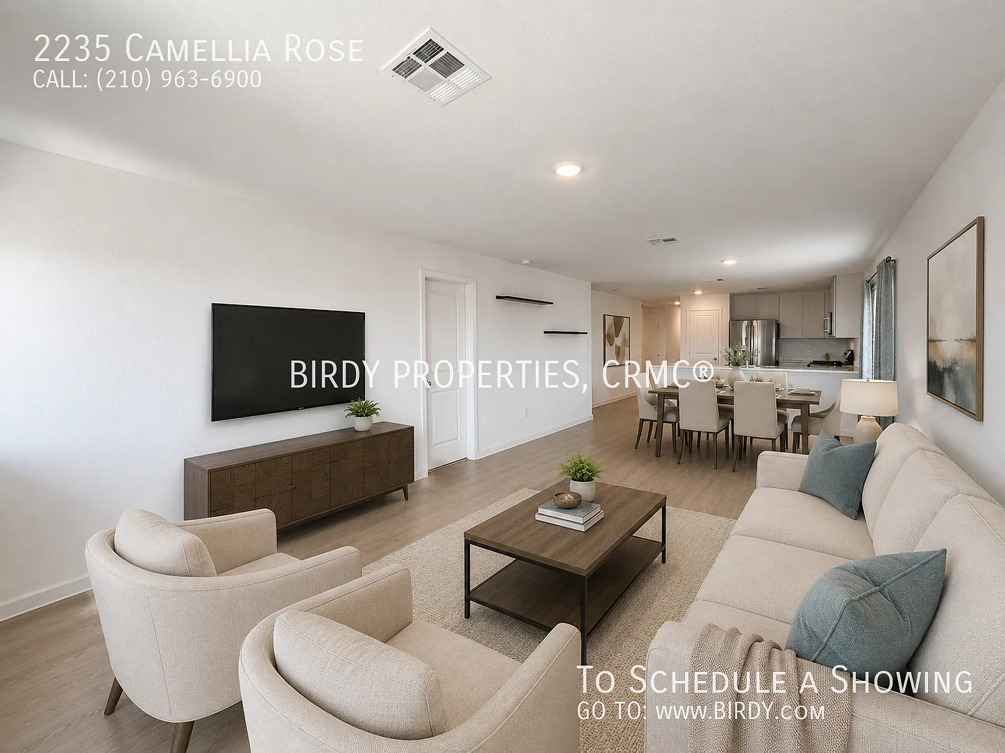 "Charming 4-Bed Oasis in Converse: Spacious 1500 Sq Ft Home with 2 Baths on Camellia Rose!" — Photo 2
