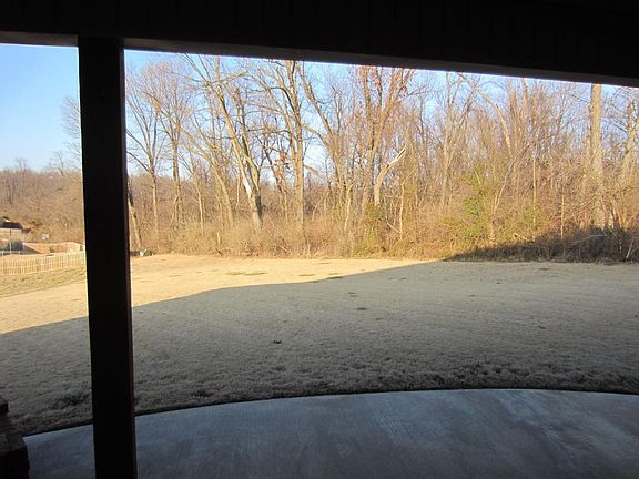 Looking off Back Porch