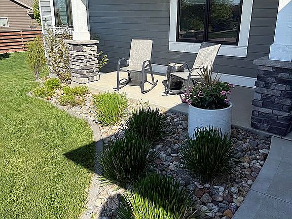 established landscaping