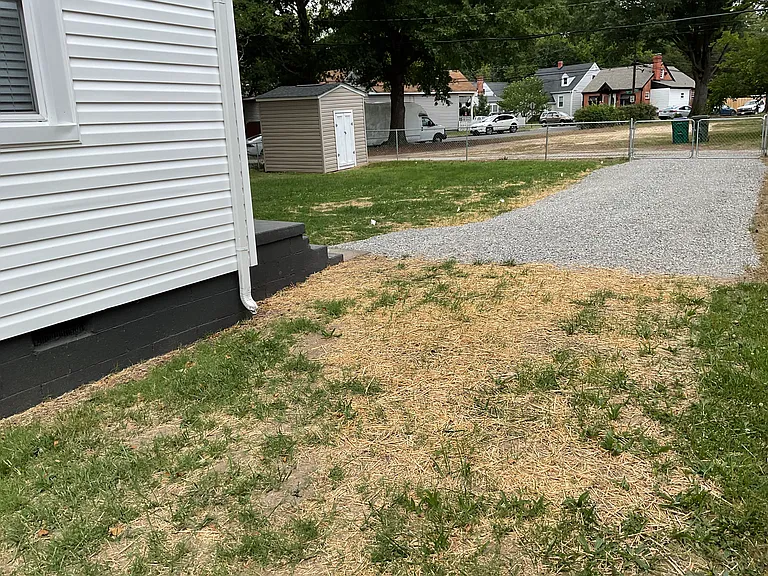 Private Driveway in Rear of Home