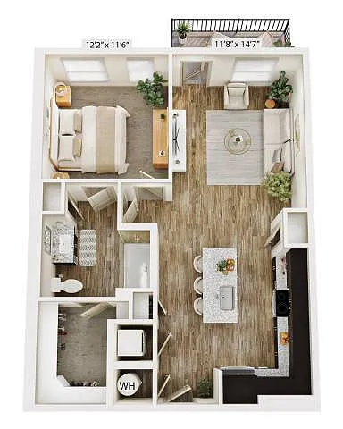 Floor plan A1a
